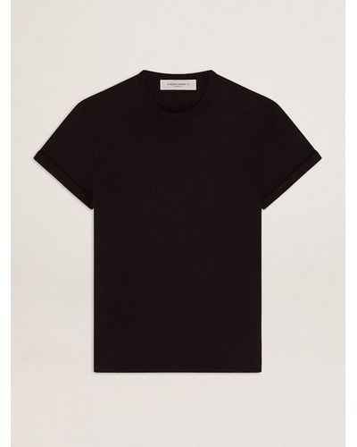 Golden Goose ’S Slim-Fit Distressed T-Shirt - Black