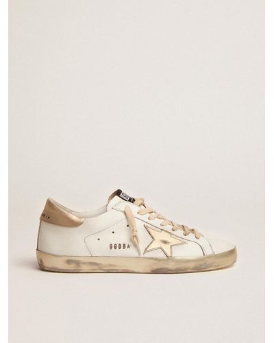 Golden Goose Super-Star With Sparkle Foxing And Lettering - Metallic