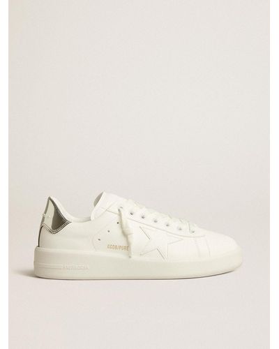 Golden Goose ’S Bio-Based Purestar With Star And Mirror-Effect Heel Tab - Natural