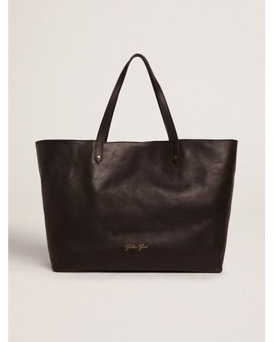 Golden Goose Pasadena Bag With Logo - Black