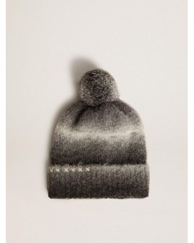 Golden Goose And Wool Beanie With Pompom - Multicolor