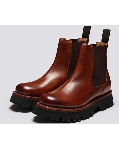 Grenson Harlow Chelsea Boots - Brown