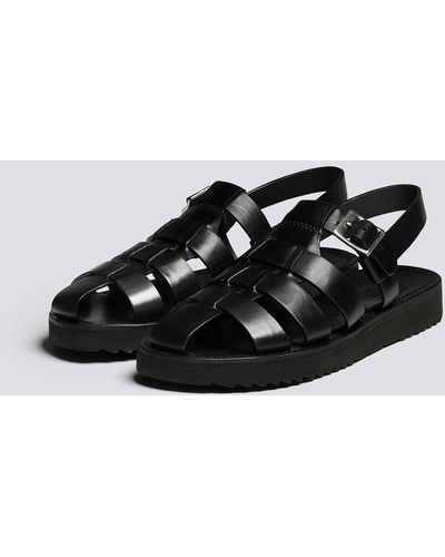 Grenson Queenie Sandals - Black