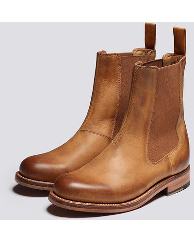 Grenson Milly Chelsea Boots - Brown