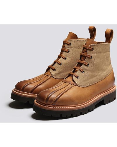 Grenson Spike Boots - Brown