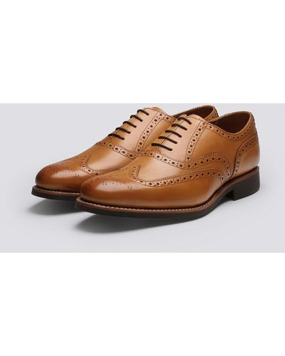Grenson Dylan Oxford Brogues - Brown