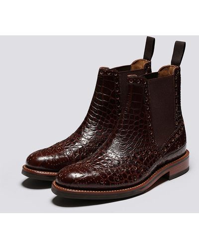 Grenson Liv Chelsea Boots - Brown