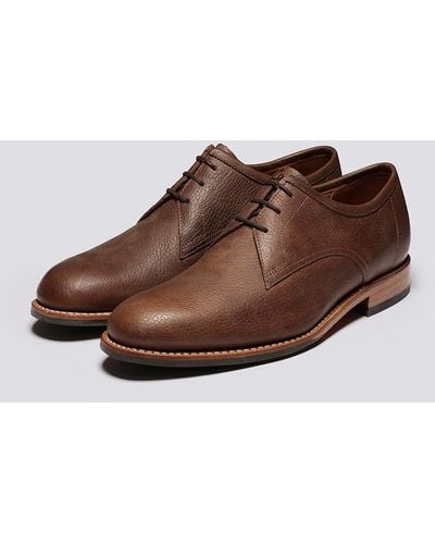 Grenson Lennie Derby Shoes - Brown