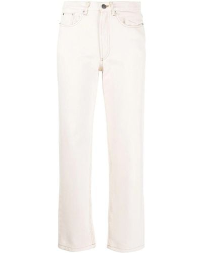 A.P.C. Jeans crop dritti - Bianco