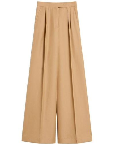 Max Mara Pantaloni Corte - Neutro