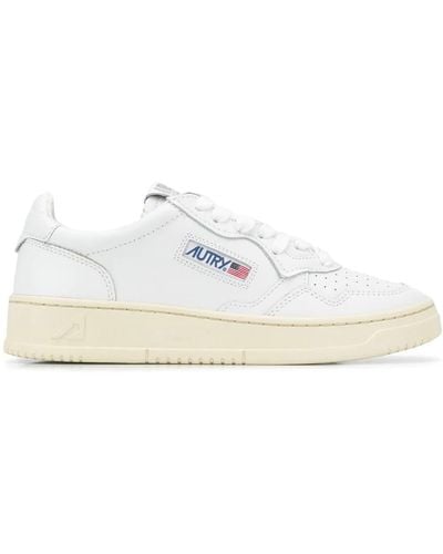 Autry Sneakers Con Stampa - Bianco