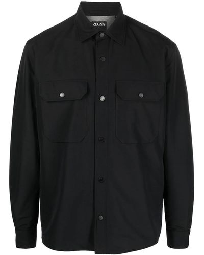 Zegna Giacca-camicia - Black