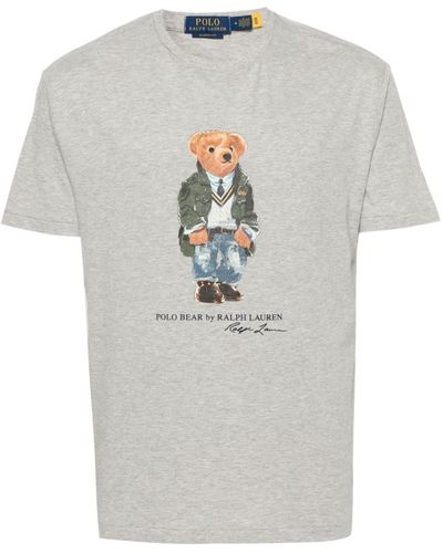 Polo Ralph Lauren T-shirt Polo Bear - Grigio