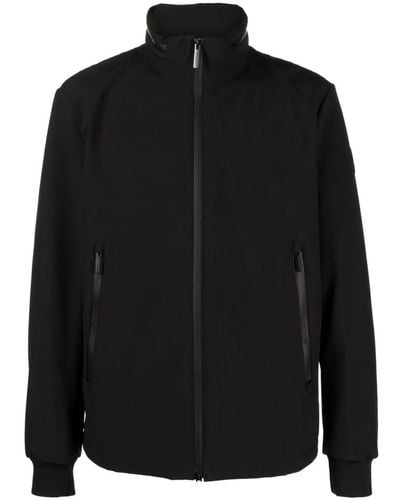 Woolrich Giacca In Softshell - Black