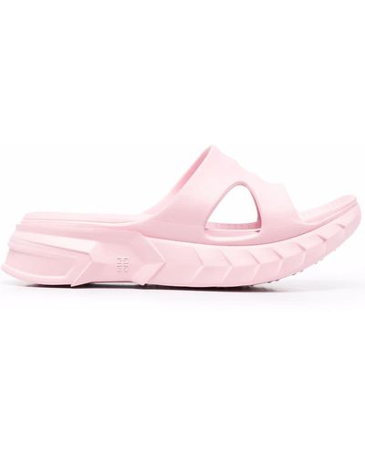 Givenchy Marshmallow Rubber Slides - Pink