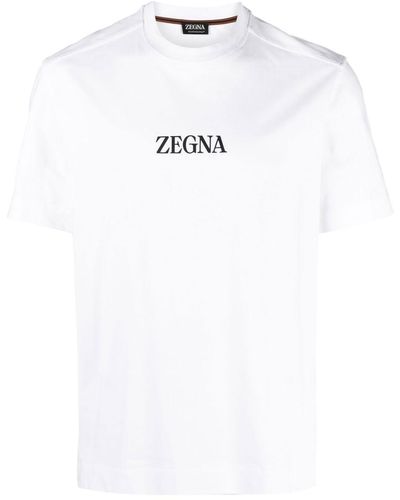 Zegna T-shirt in cotone - Bianco