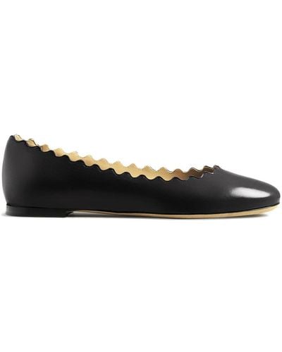 Chloé Lauren ballerina flats - Nero