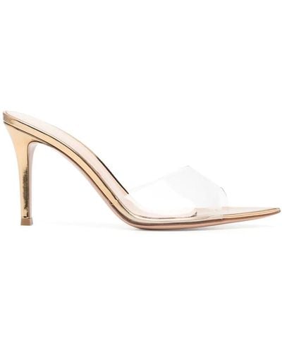 Gianvito Rossi Mules Elle 95mm - Bianco