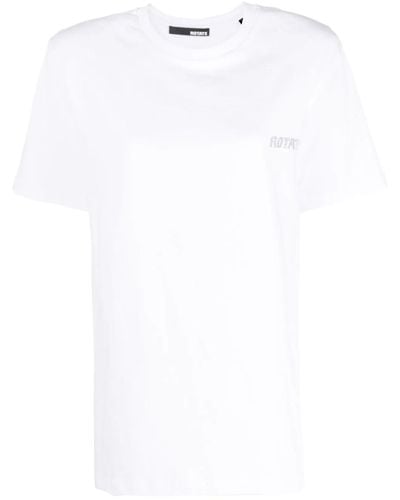 ROTATE BIRGER CHRISTENSEN T-shirt con strass - Bianco