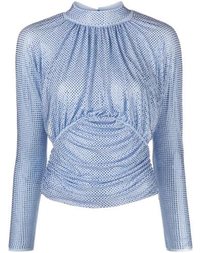 Self-Portrait Blusa in mesh