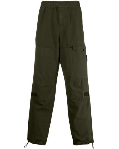 Stone Island Tapered Ripstop Cargo Trousers - Green