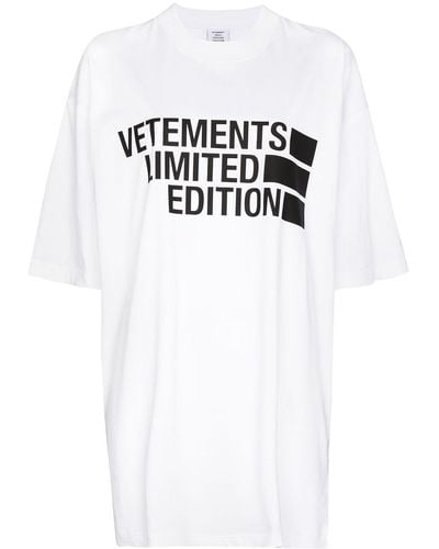 Vetements Big Logo Limited Edition T-shirt - White