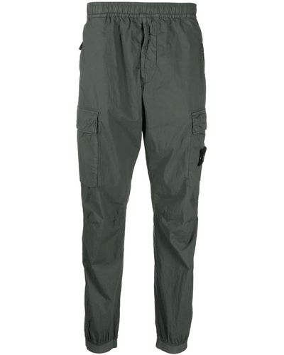 Stone Island Trousers With Pockets - Green