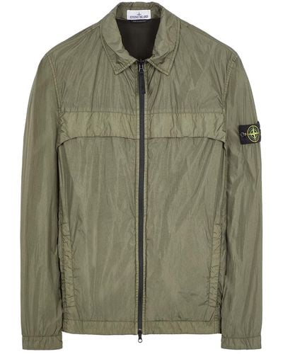 Stone Island 10522 Garment Dyed Crinkle Reps R-ny - Green