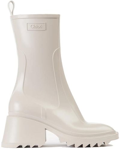 Chloé Betty Rain Boot - White