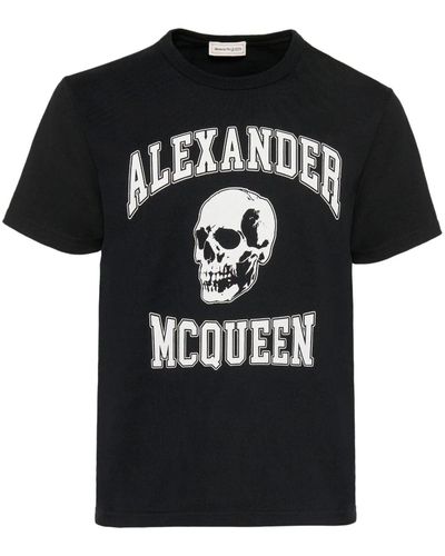 Alexander McQueen T-shirt varsity - Nero