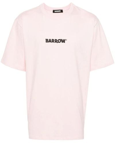 Barrow T-shirt Con Stampa - Pink