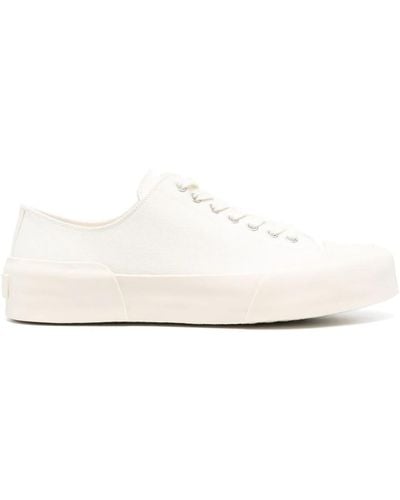 Jil Sander Lace-up Low-top Sneakers - White