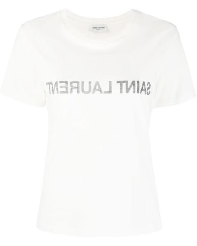 Saint Laurent Reverse t-shirt - Bianco