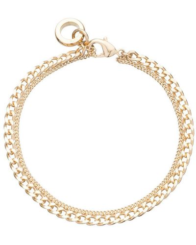 A.P.C. Double-chain Bracelet - Metallic