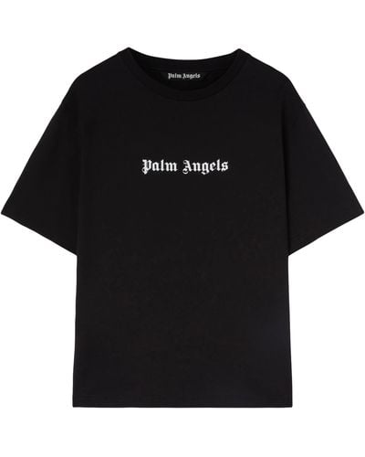 Palm Angels T-Shirt Con Stampa - Nero