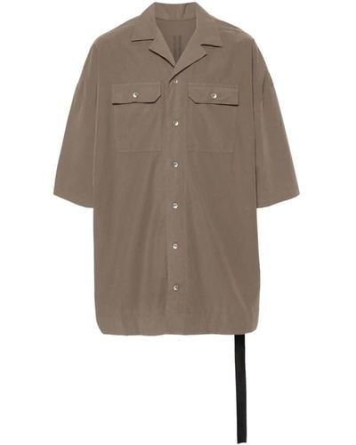 Rick Owens Camicia Magnum Tommy - Natural