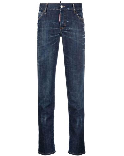 DSquared² Jeans skinny a vita bassa - Blu