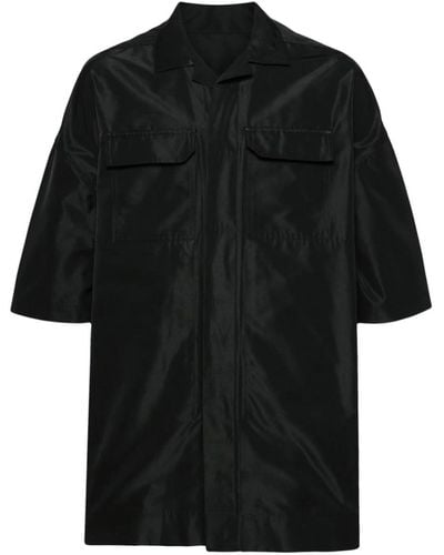 Rick Owens Camicia Magnum Tommy oversize - Nero