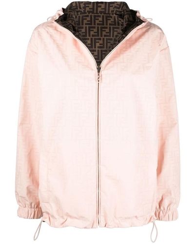 Fendi Ff-motif Reversible Jacket - Pink