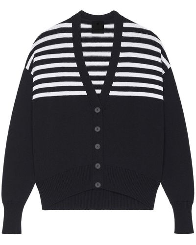 Givenchy Cardigan 4g A Righe - Blue