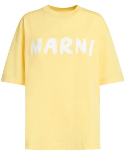 Marni T-shirt con stampa - Giallo