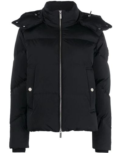 Woolrich Hooded Puffer Jacket - Black