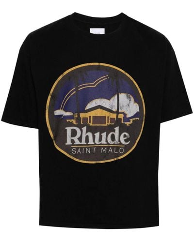 Rhude Saint Malo T-shirt - Black