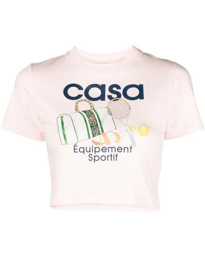 Casablancabrand Equipement sportif t-shirt - Bianco
