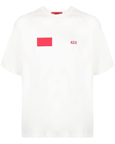 424 Logo-print T-shirt - White