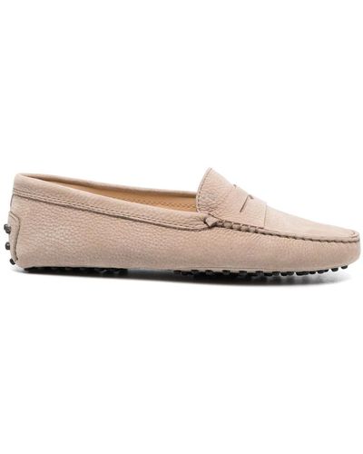 Tod's Gommino Suede Loafers - Pink