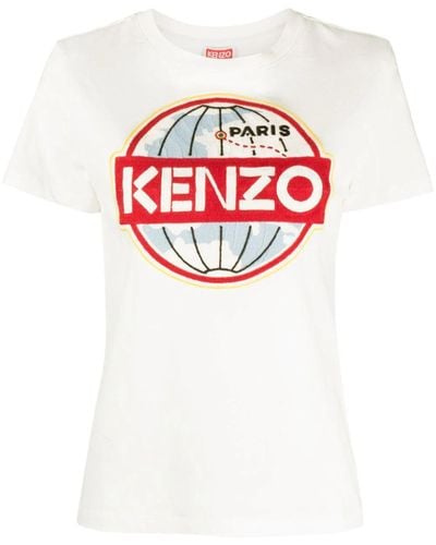 KENZO T-shirt World - Rosso