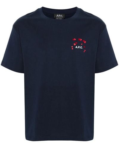 A.P.C. T-shirt lewis - Blu