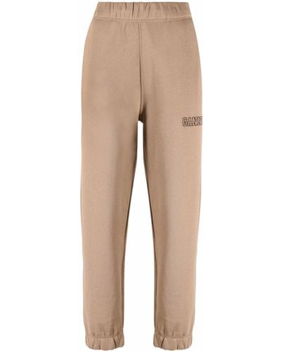 Ganni Software Isoli joggers - Brown