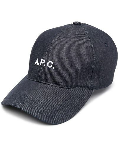 A.P.C. Cappello da baseball charlie - Blu